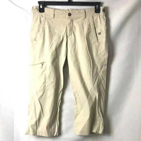 EDDIE BAUER SPORT SZ 10 CAPRI NYLON SPANDEX BLEND - Picture 1 of 12